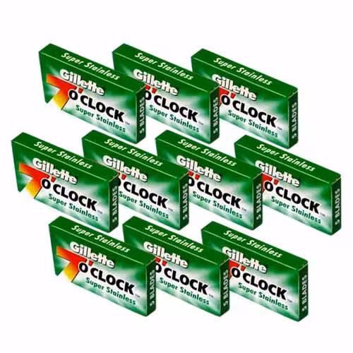 تیغ یدک ژیلت مدل 7oclock بسته 50 عددی