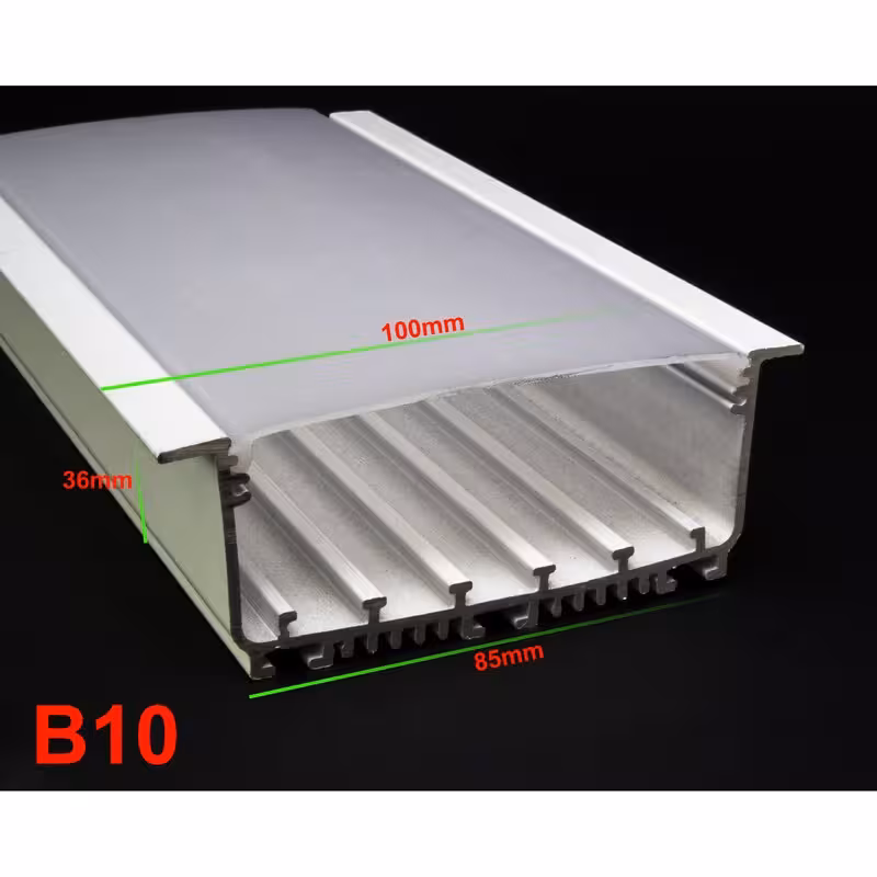 پروفیل لاین نوری کد B10 مشکی و سفید چراغ خطی لاینر.(ارسال با باربری و هزینه ارسال بصورت پس کرایه میباشد)