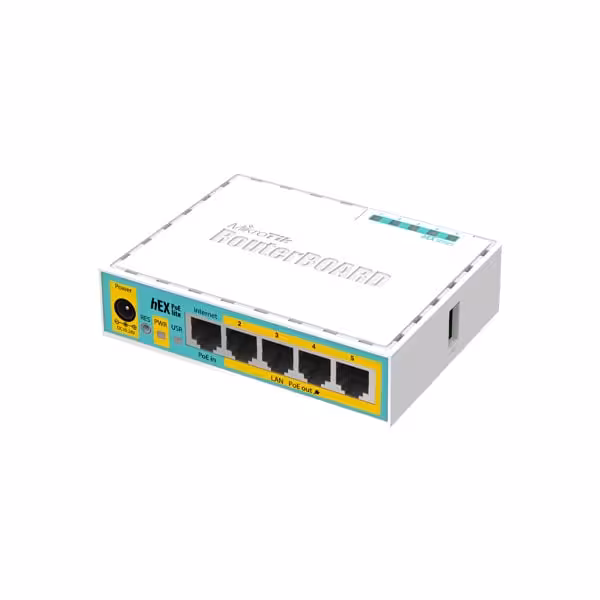 روتر میکروتیک مدل hEX PoE lite