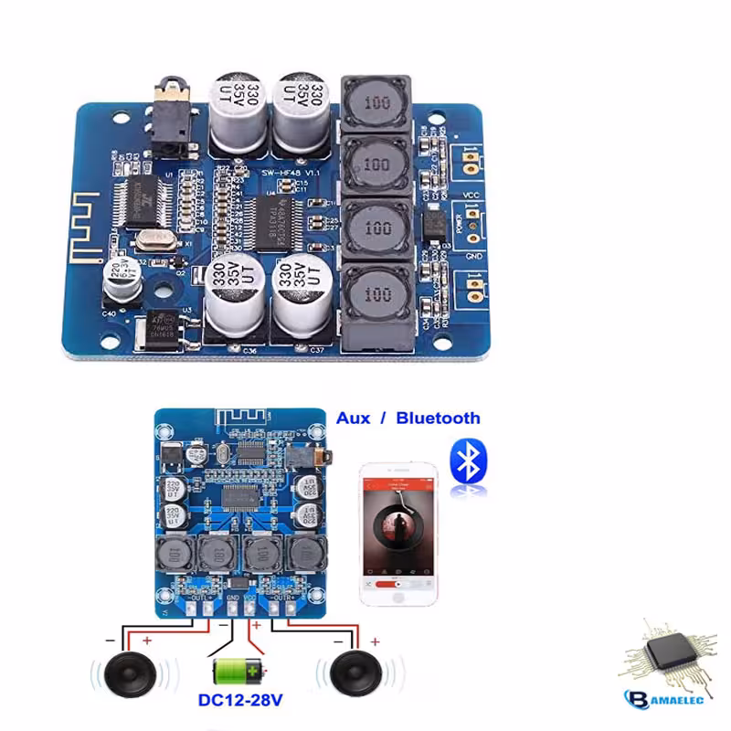 ماژول آمپلی فایر با بلوتوث XH-M314 2*45W