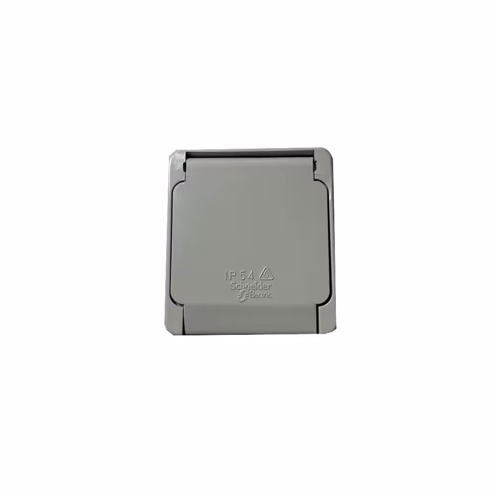 پریز برق IP54 ارت دار اشنایدر اصل مدل هیدرا