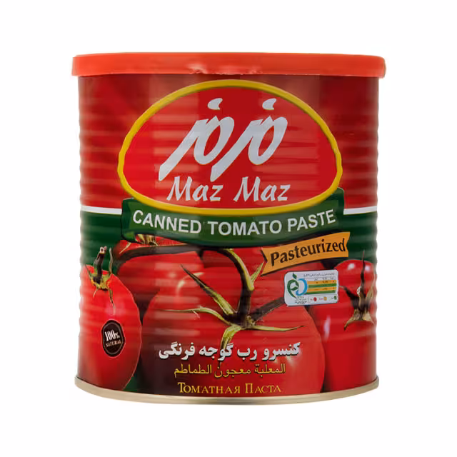 کنسرو رب گوجه فرنگی مزمز 800 گرمی