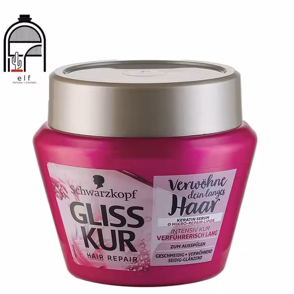 ماسک مو ریپیر حجم 300 میل گلیس Gliss Schwarzkopf keratin serum Hair Mask 300 ml