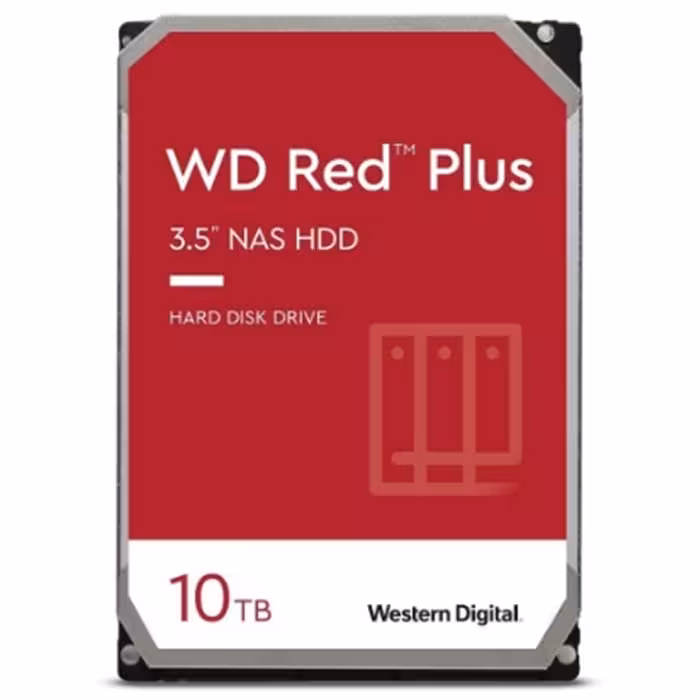 هارد اینترنال وسترن دیجیتال Red Plus ظرفیت 10 ترابایت