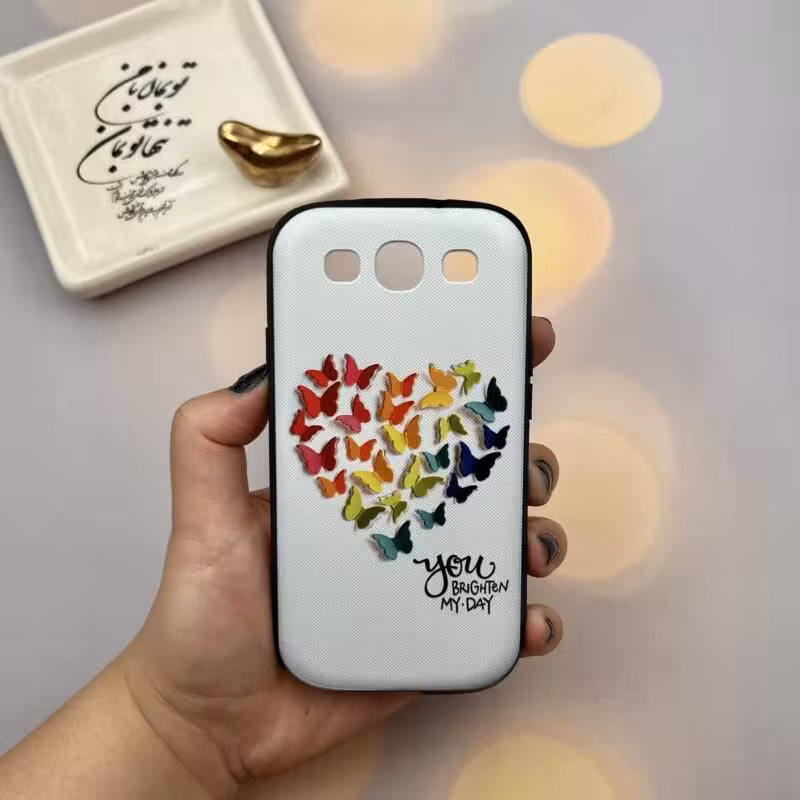 قاب گوشی Galaxy S3 سامسونگ دور ژله ای طرح برجسته فانتزی کد 52715