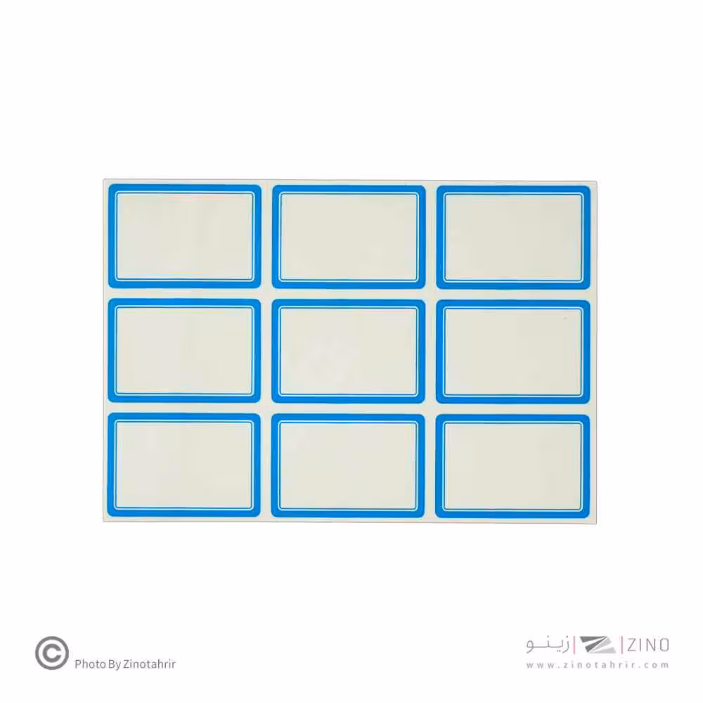 برچسب دورآبی خارجی کد14 سایز5.1*3.6