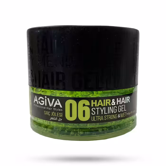 ژل حالت دهنده مو آگیوا رنگ سبز شماره 06 حجم 700 میل