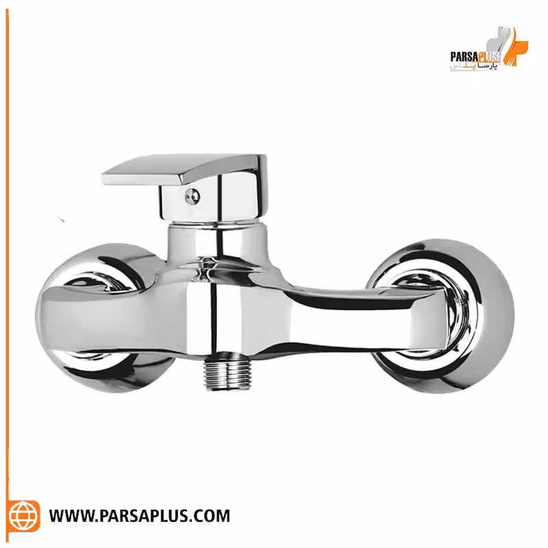 شیر توالت دوان مدل تریفا کروم