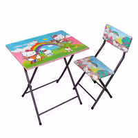 ست میز تحریر و صندلی میزیمو مدل کیتی 3 کد 213