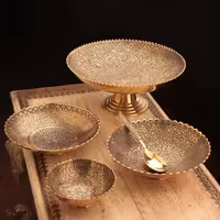 ست پذیرایی برنجی میناکاری کد 426