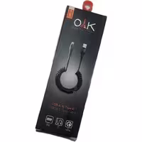 کابل شارژ فنری Type-C برند OAK مدل K-383