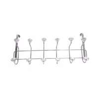 رخت آویز پشت دری فلزی مهران مدل 6 شاخه