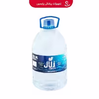 آب مقطر زلال 2 بار تقطیر 5 لیتری