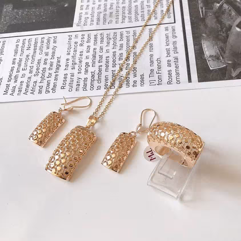 سرویس طلایی رزگلد زنانه ژوپینگ  287350420