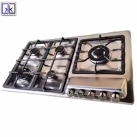 اجاق گاز صفحه ای استیل آنیتا مدل T-5-S-2021