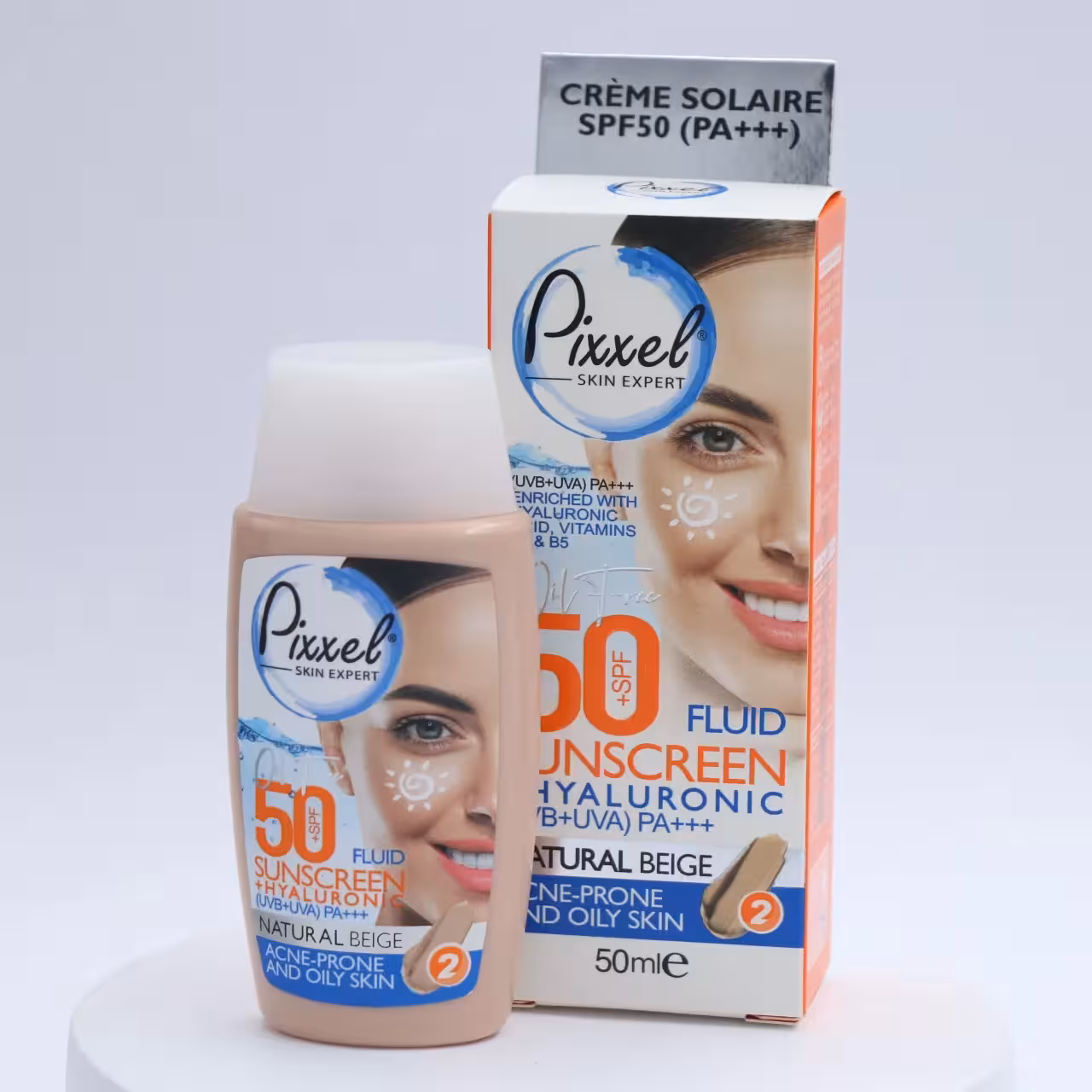 کرم ضد آفتاب پیکسل بژ طبیعی پوست چرب spf50 کد 90820