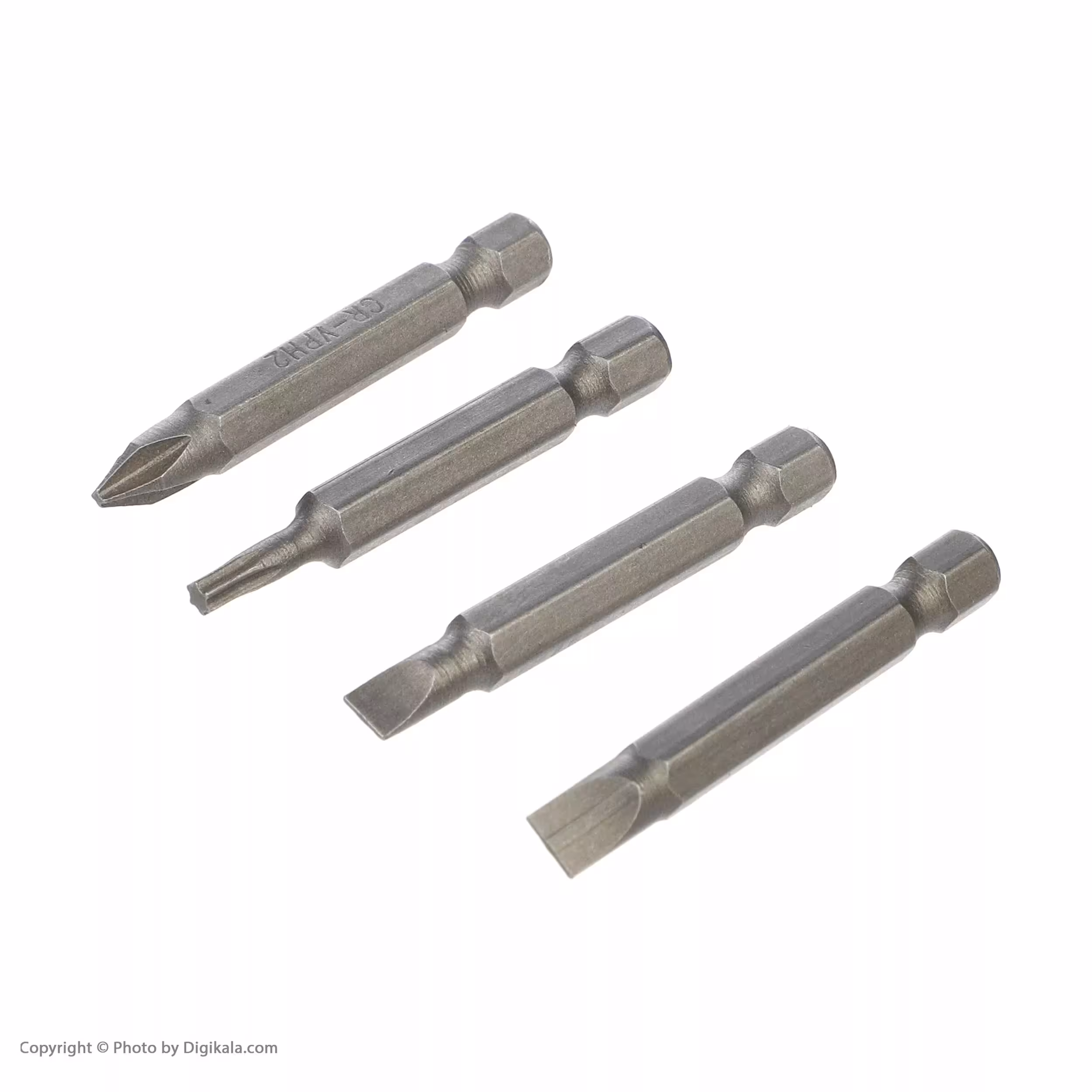 دریل پیچ گوشتی شارژی سه نظام 10 میلیمتری 128 ولت جاب مدل JB-128 POWER X مجموعه 40 عددی