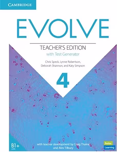 کتاب Evolve Level 4 Teacher’s Edition with Test Generator ( کتاب معلم )