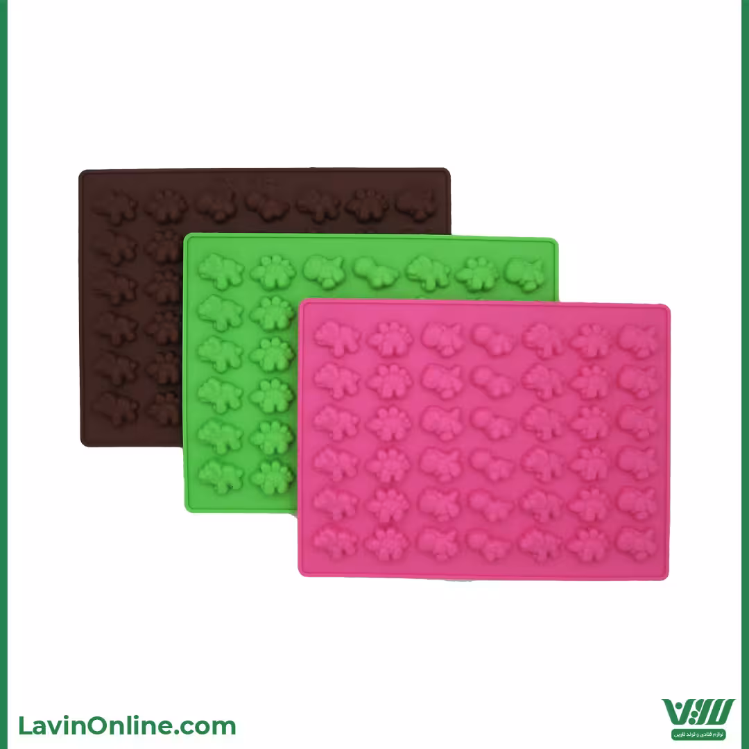 قالب سیلیکونی پاستیل طرح دایناسور