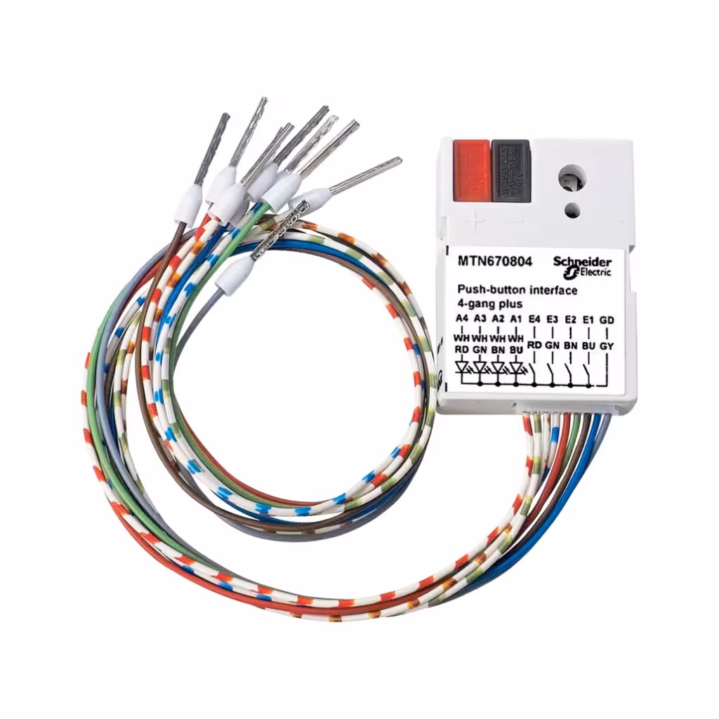 مبدل دیجیتال سنتی به هوشمند 4 کانال اشنایدر مدل MTN670804