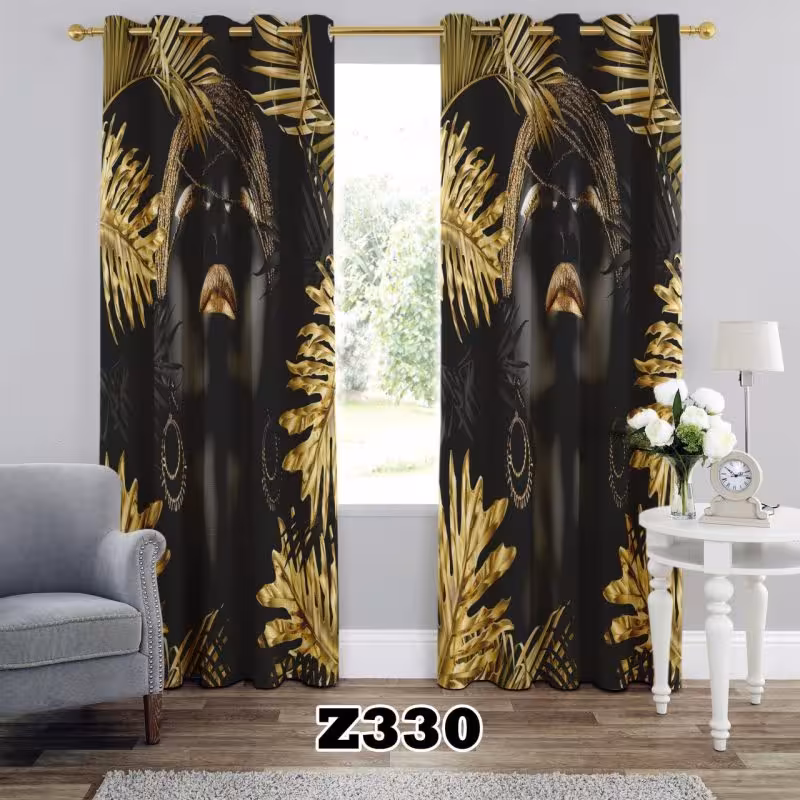 پرده سه بعدی طرح چهره