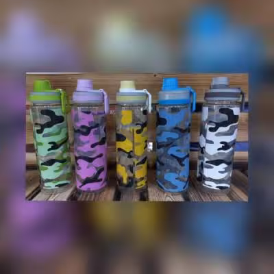 قمقمه شیکر چاپدار ارتشی