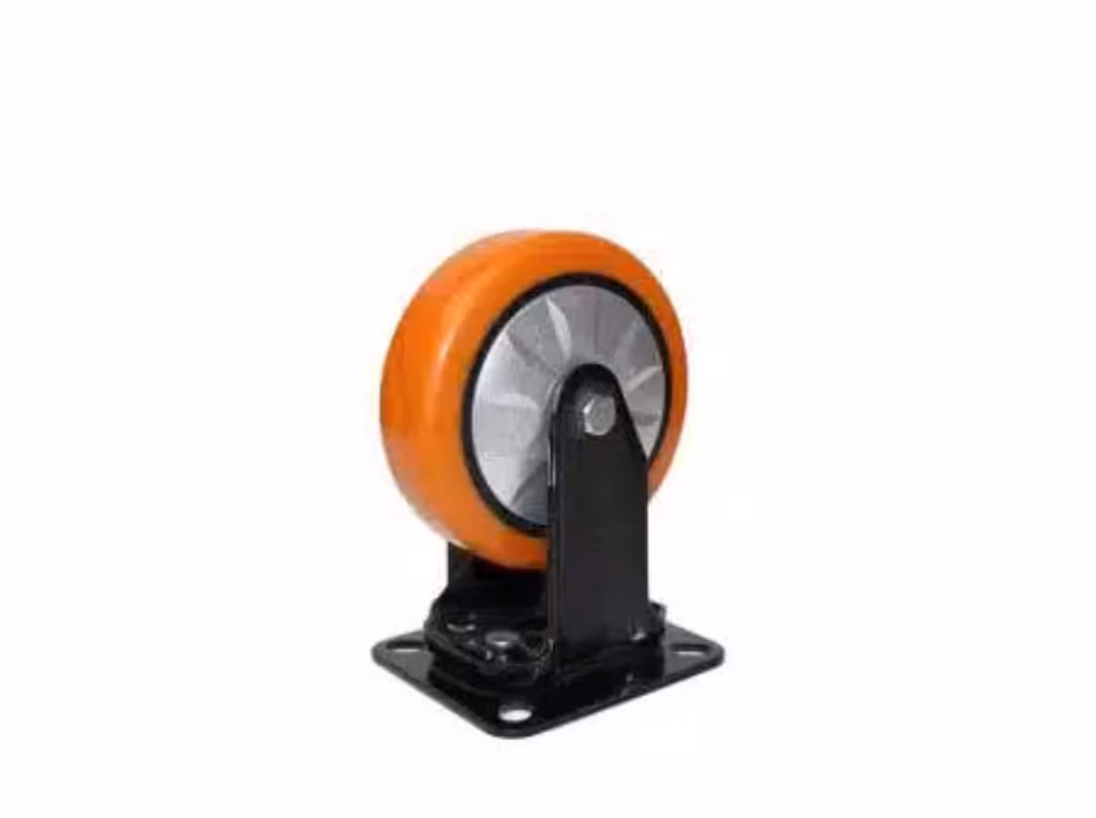 چرخ نارنجی قابدار سایز 7/5 ثابت