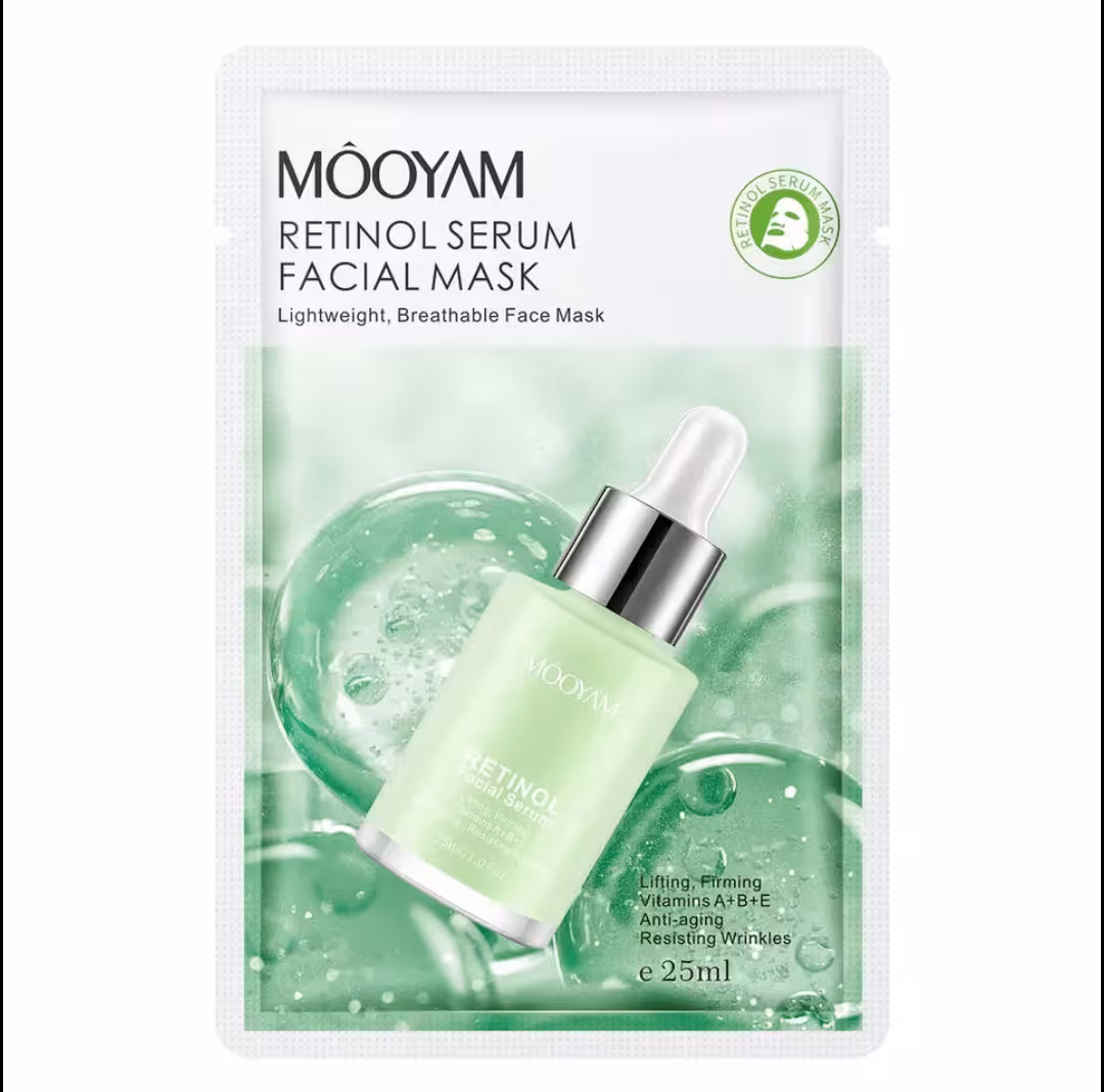 ماسک ورقه رتینول مویام MOOYAM