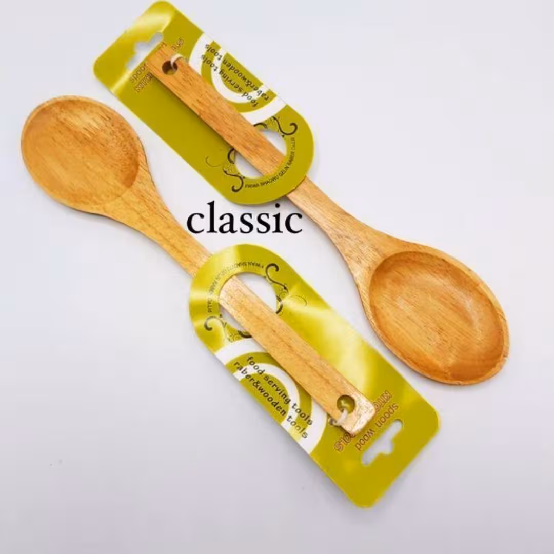 قاشق چوبی کد 6
