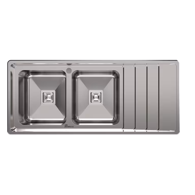 سینک ظرفشویی دولگن توکار لگن چپ عمق سینی 4 سانت  کد BS-4400 بیمکث