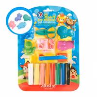 خمیر بازی 8 رنگ وکیومی با ابزار کد1028