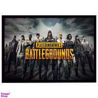 تابلو نوری بکلیت طرح بازی گیم نت Battlegrounds مدل چراغدار B-s1376