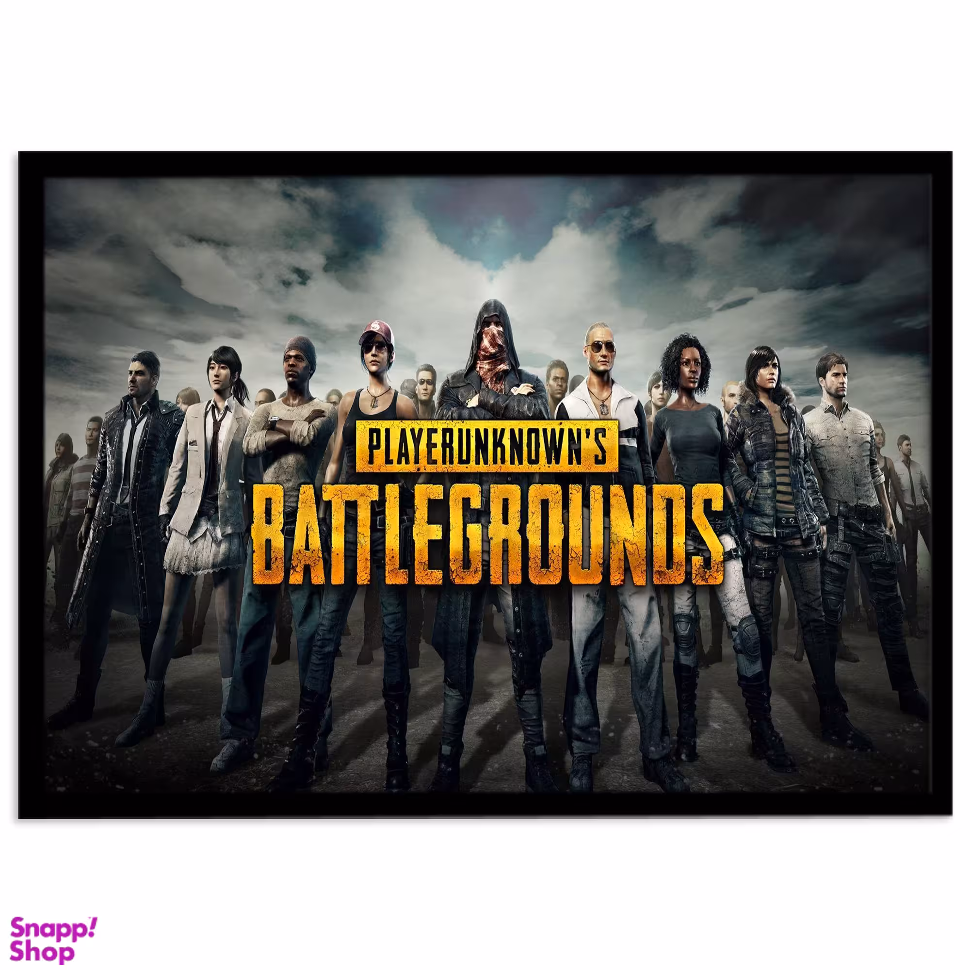 تابلو نوری بکلیت طرح بازی گیم نت Battlegrounds مدل چراغدار B-s1376