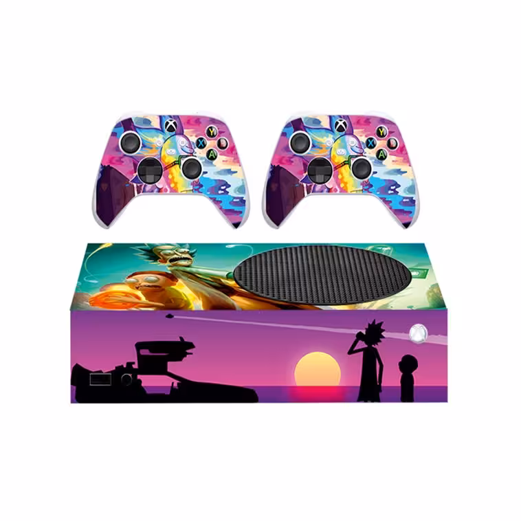 اسکین(برچسب)Xbox series s-طرح Rick  Morty-کد1-سفارشی