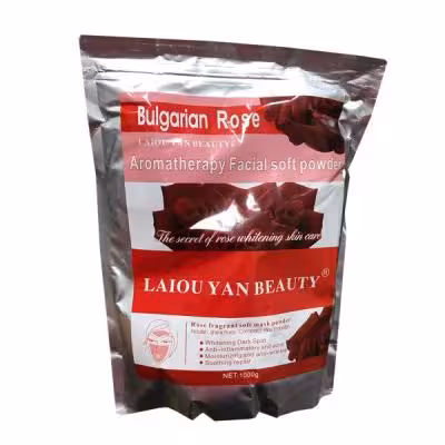 ماسک پودری جوان کننده و سفید کننده لاتکسی LAION YAN BEAUTY عصاره گل رز 1000 گرمی