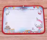 تخته وایت برد دو طرفه کیتی hello kitty