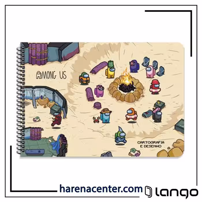 دفتر نقاشی امانگ آس برند لانگو