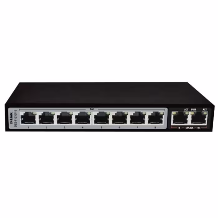 سوئیچ غیرمدیریتی 10 پورت دی لینک مدل DES-F1010P-E