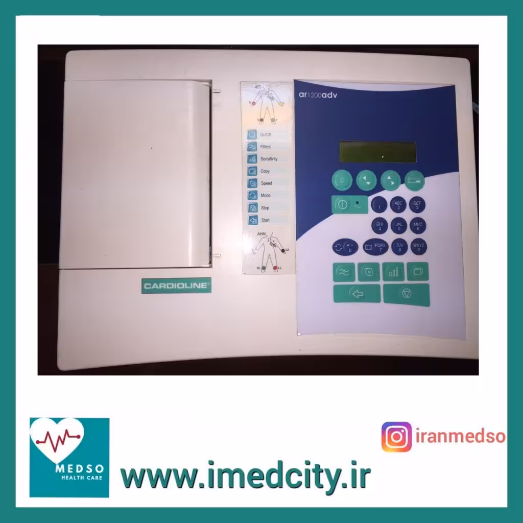 الکتروکاردیوگراف( نوار قلب) 6 کاناله CARDIOLINE