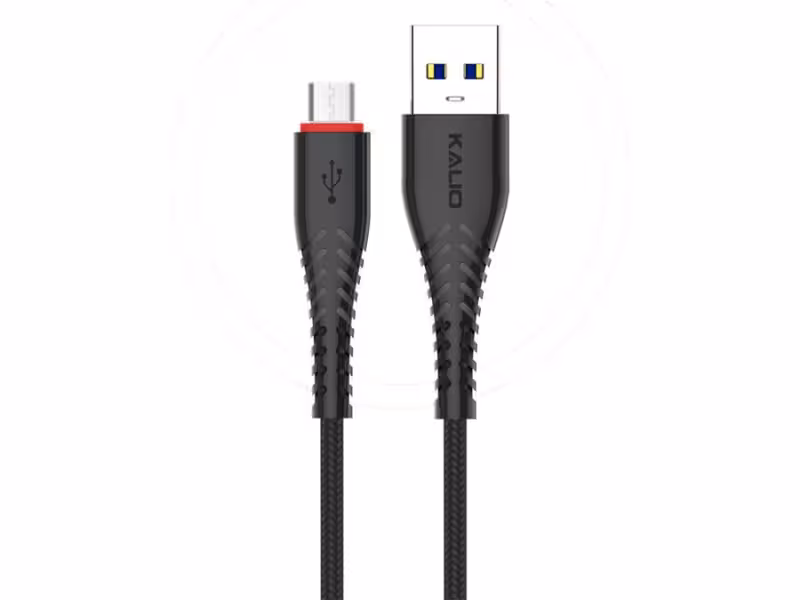 کابل شارژ و انتقال داده میکرو یو اس بی کالیو Kalio SJ01-V8 Micro USB Cable 1.2m