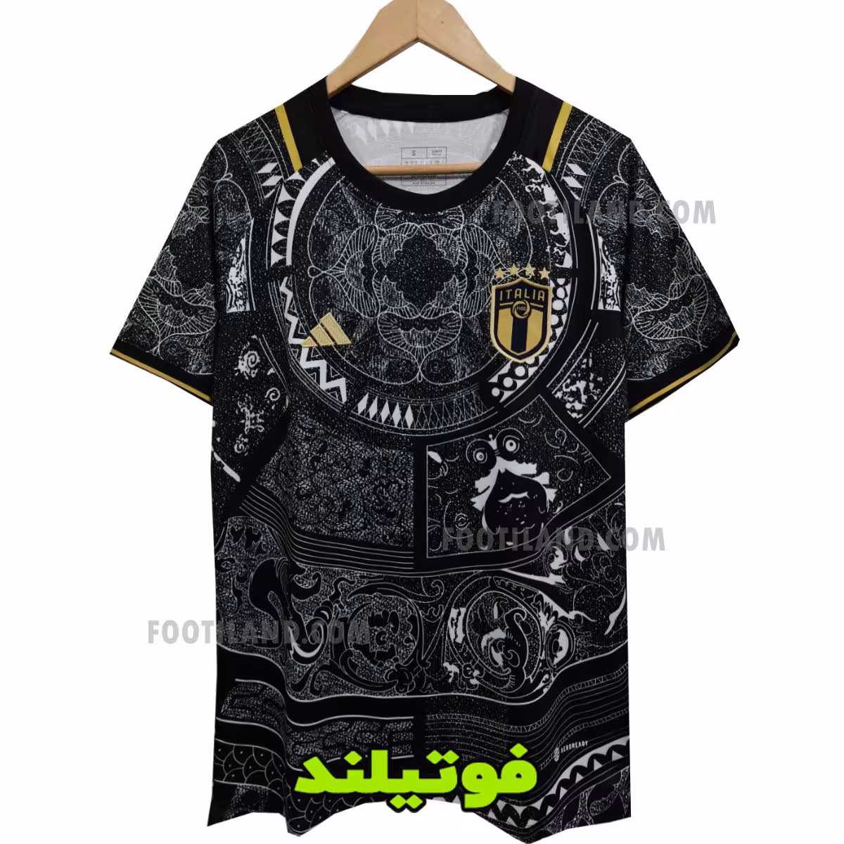 لباس کانسپت مشکی ایتالیا 2024 یورو
