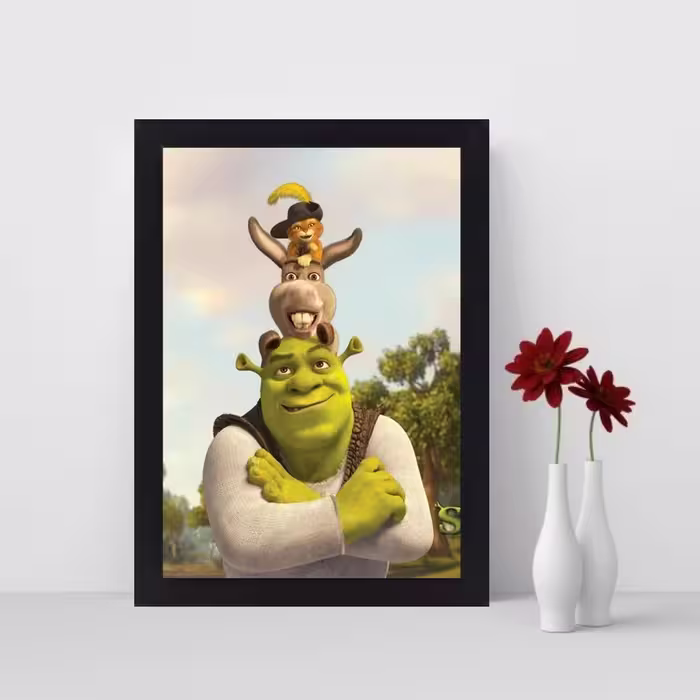 تابلو نوری تزئینی، طرح شرک (shrek)