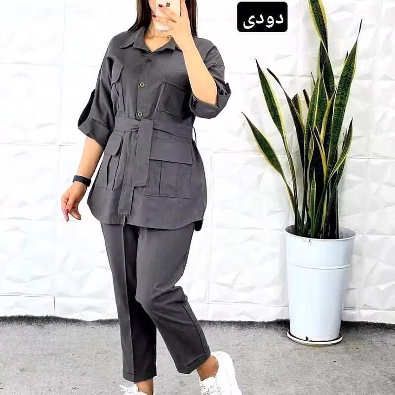 مانتو شلوار مدل آیلار.جنس پرشیا.حتما کپشن مطالعه شود