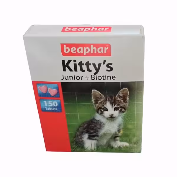 قرص مولتی ویتامین بچه گربه بیفار مدل Kittys بسته 150 عددی