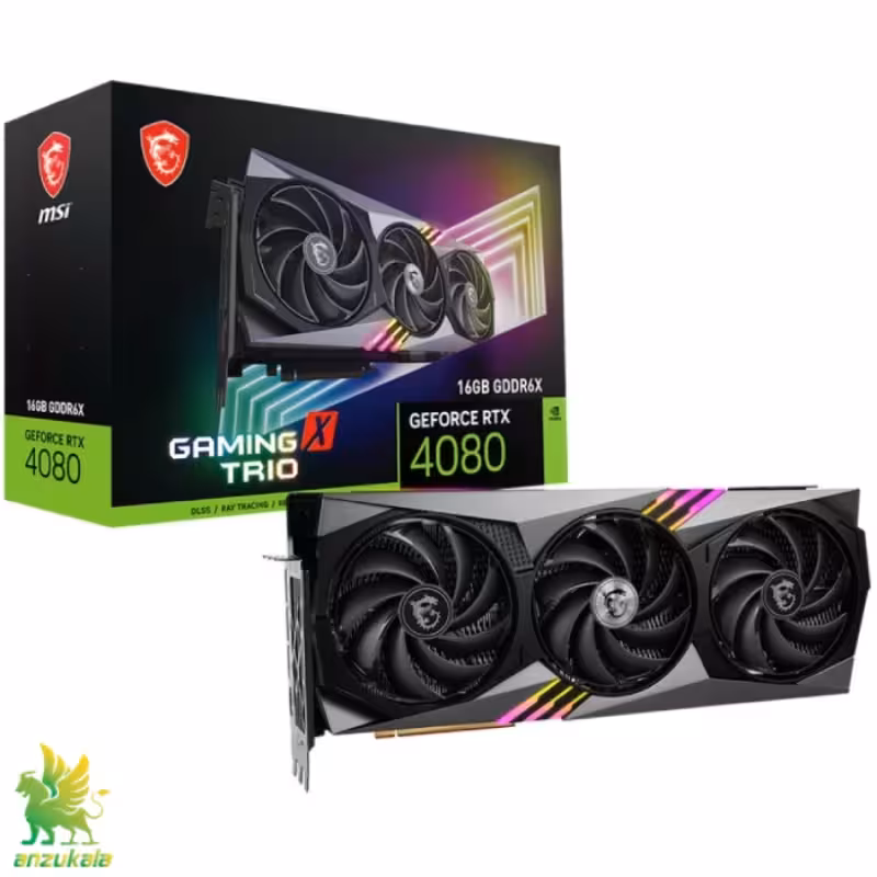 کارت گرافیک ام اس آی مدل GeForce RTX™ 4080 16GB GAMING X TRIO حافظه 16 گیگابایت