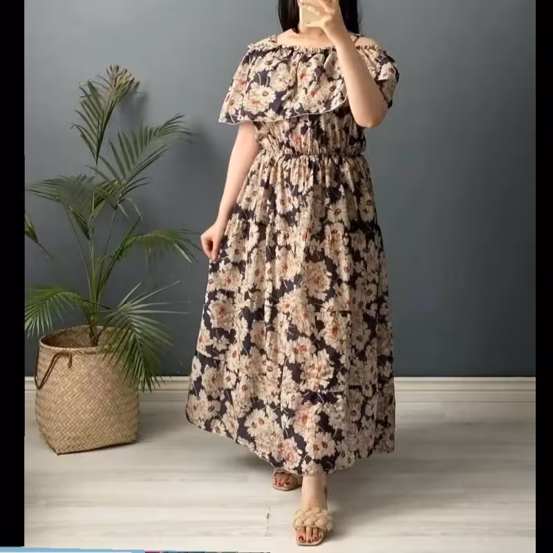 پیراهن ساحلی یقه ملوانی خارجی