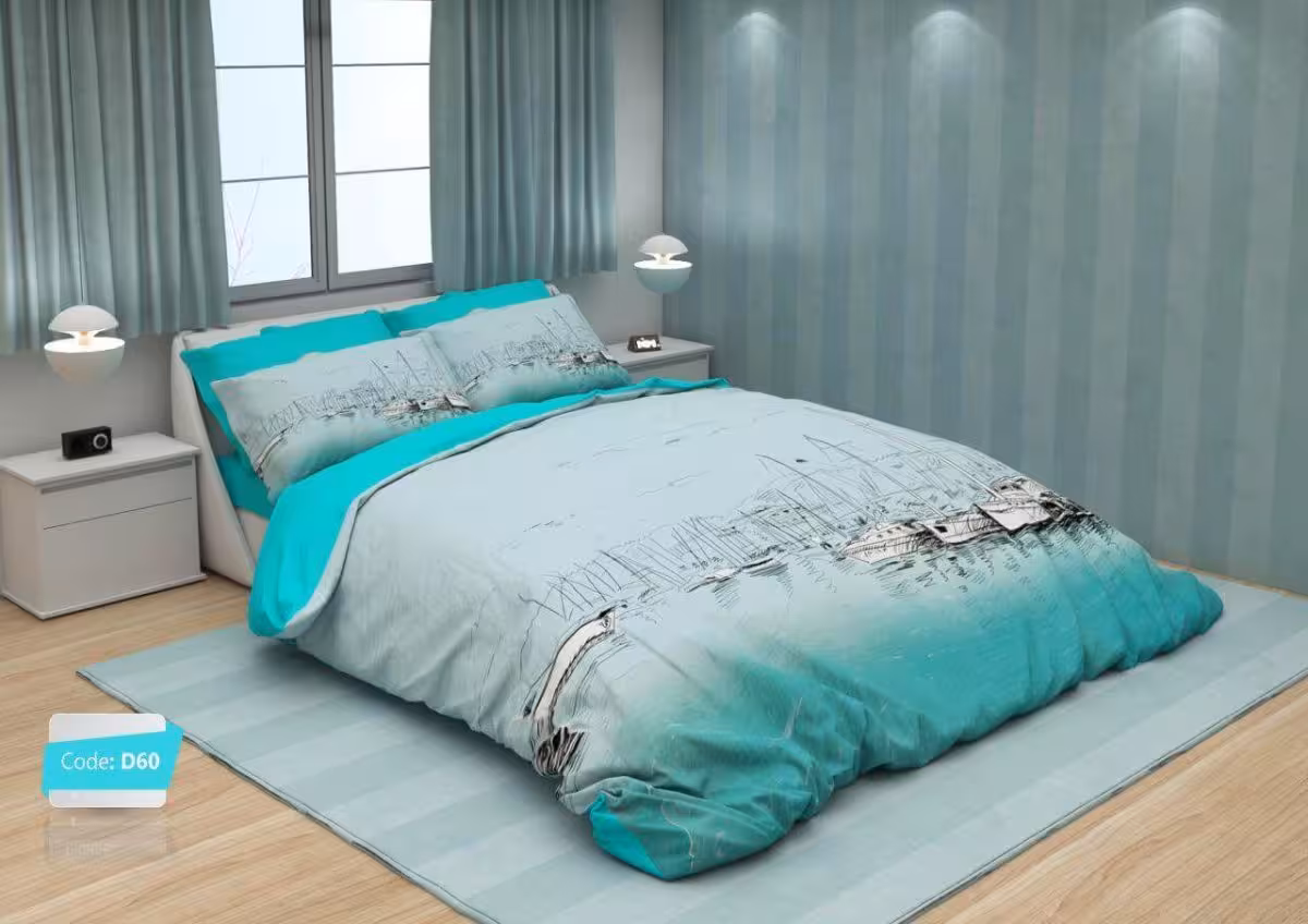 روتختی دو نفره طرح اسکله برند ترکسان کد D60