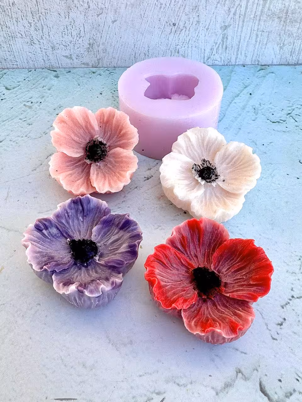 قالب سیلیکونی شقایق تکی