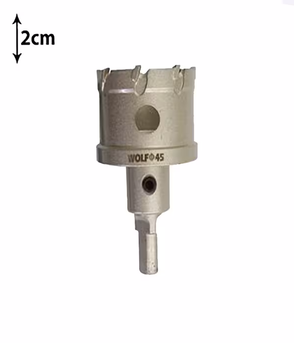 گردبر الماسه استیل و MDF سایز 45 میلی متر ولف