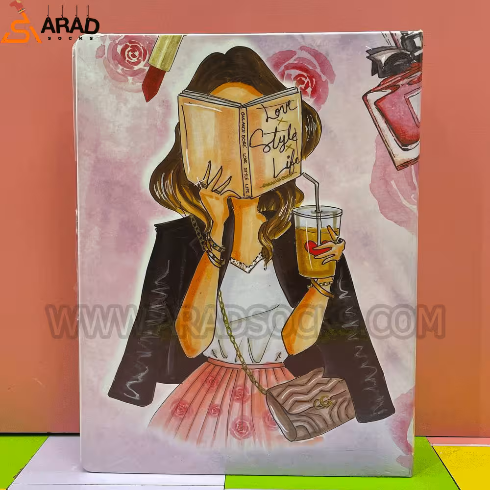 دفتر کلاسور طرح دختر